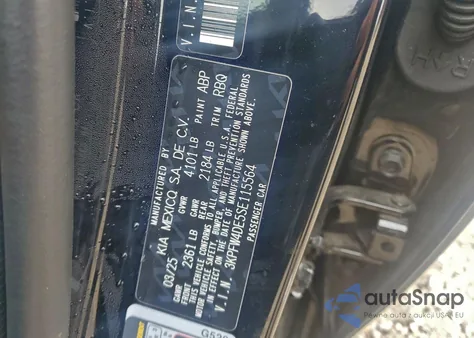 2025 Kia K4 Gt Line z USA, uszkodzony, nr VIN 3KPFW4DE5SE115564